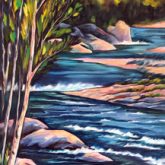 Goodbye to a River, 16X40, Oil on Canvas, $1,050
