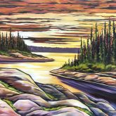 Horizon Lines, 24X36, Oil on Canvas, $1,400