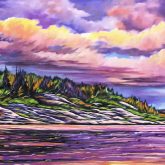 Magenta Basin, 24x48, Oil on Canvas, $1,750