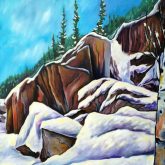 Red Rock Rendezvous, 24x36, Oil on Canvas
