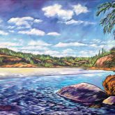 Reid Lake, 24x36, Oil on Canvas