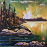Retour de lumière, 11X14, Oil on Canvas, $275