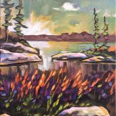 Sunburst no 3, 9X12, Oil on Canvas, $225