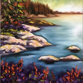 Sunset Strip, 15X30, Oil on Canvas, $900