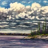 The End of August, 18X24, Oil on Canvas, $800