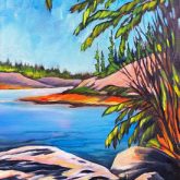 Water Wedges, 12X24, Oil on Canvas, $500